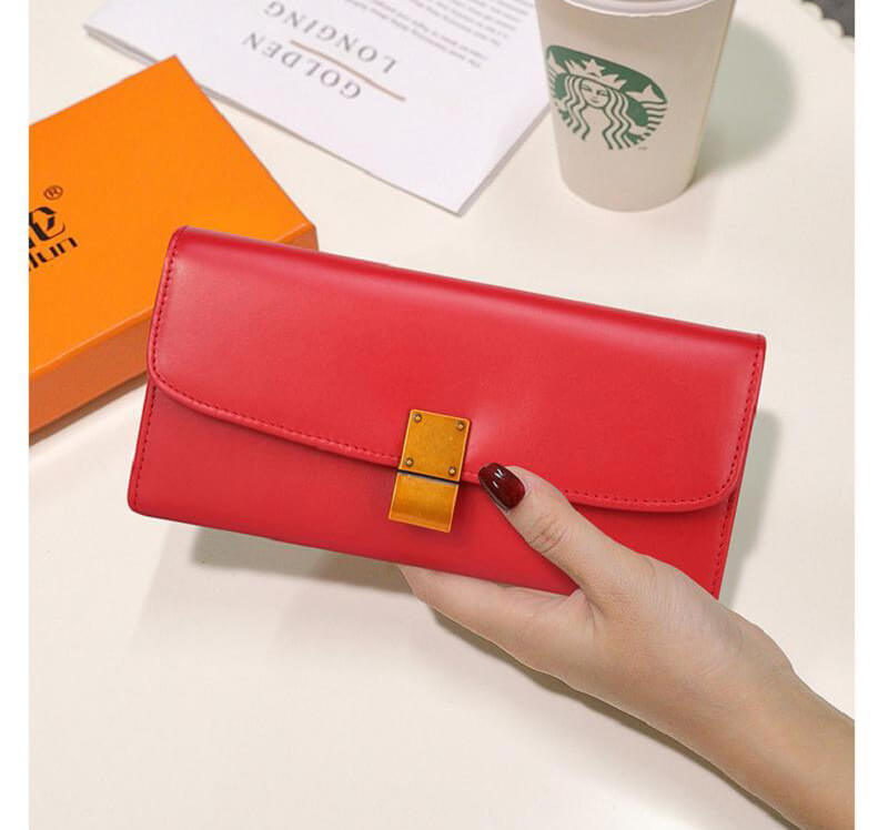 brieftasche damen rot