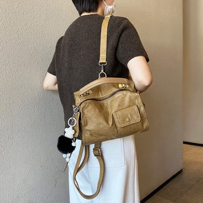 rucksack umhängetasche kombi damen
