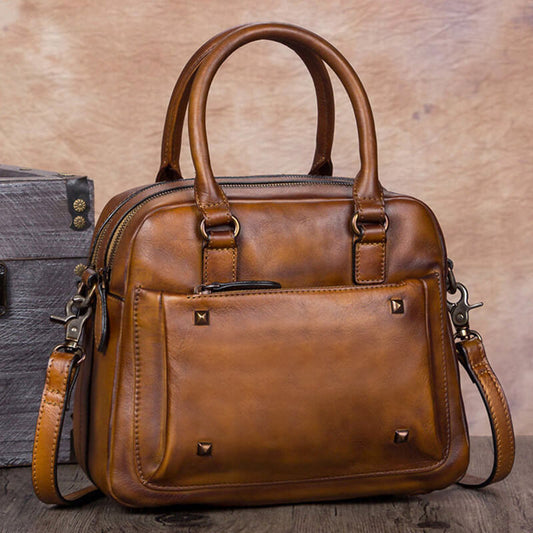 handtasche damen leder braun