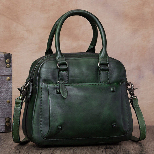 handtasche damen leder grün