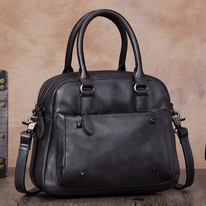 handtasche damen leder schwarz
