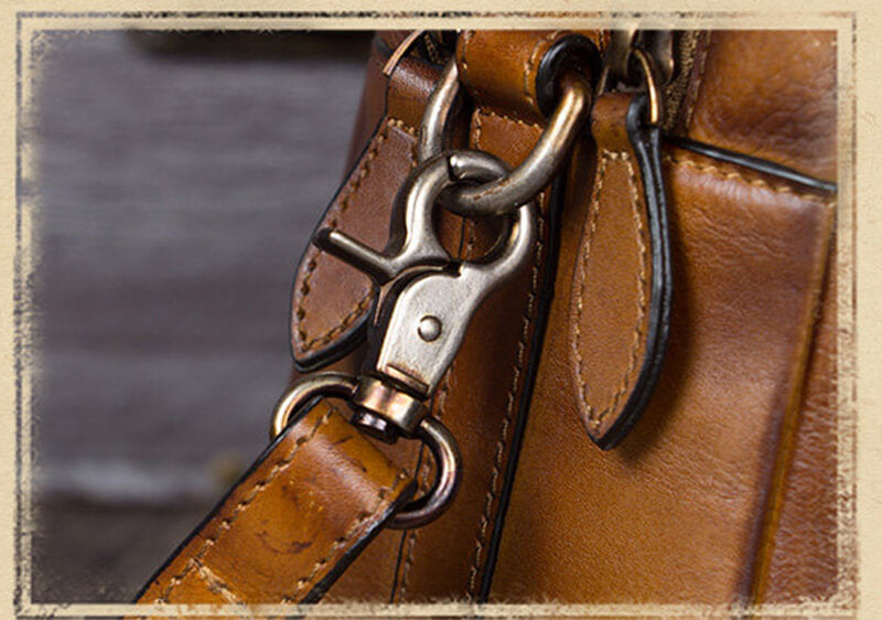 Damen Handtasche Vintage Leder Umhängetasche in 6 Farben
