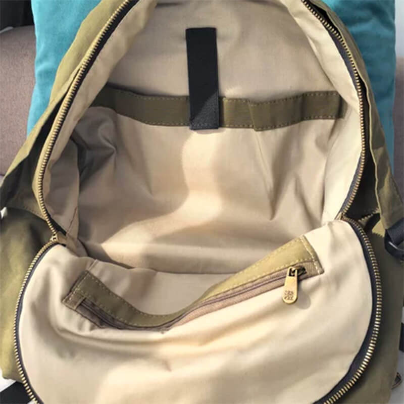 Damen Rucksack Baumwolle mit Laptopfach für 14 Zoll Laptop für Alltag und Reisen in vier Farben