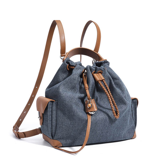 damen rucksack grau