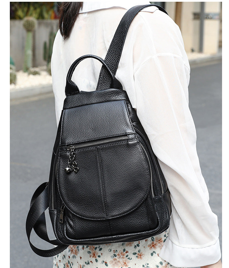 damen rucksack schwarz