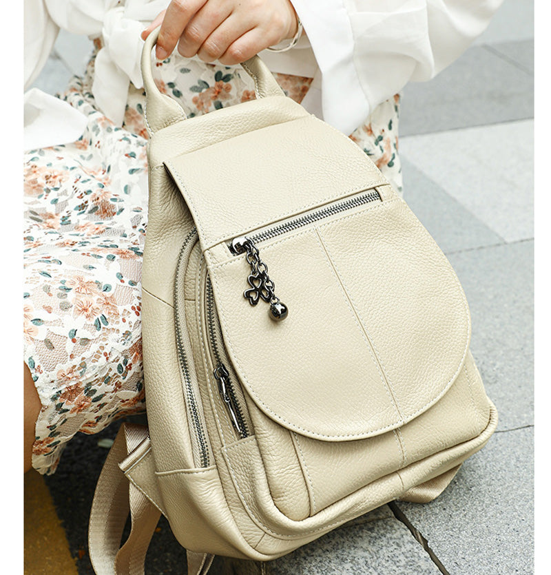 damen rucksack weiß