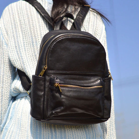 damen rucksack schwarz elegant