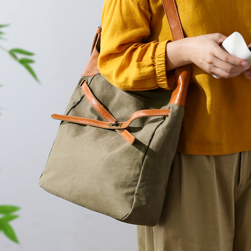 schultertasche damen canvas tasche