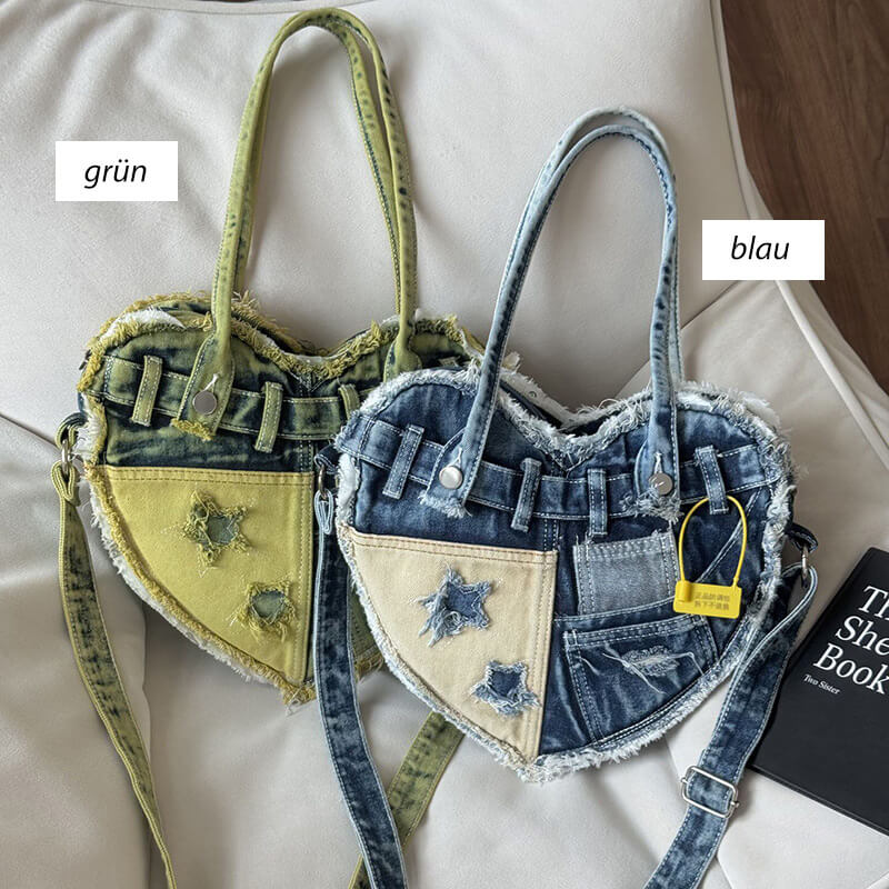 schultertasche herz
