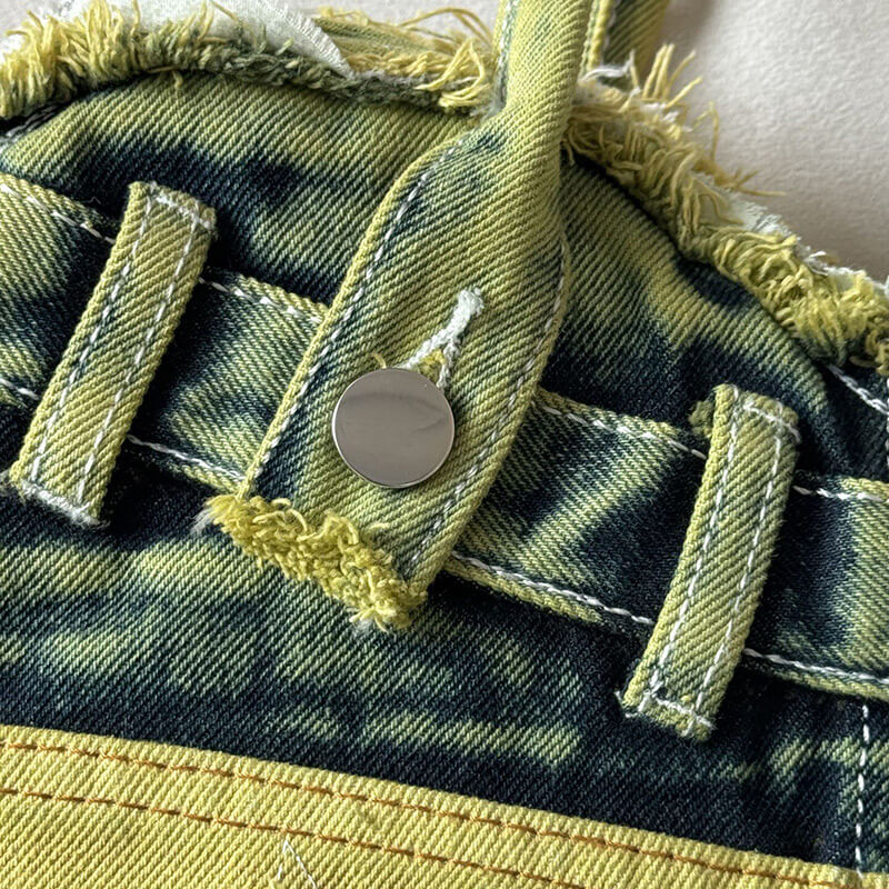 Damen Schultertasche Denim in Herzform Umhängetasche für Freizeit