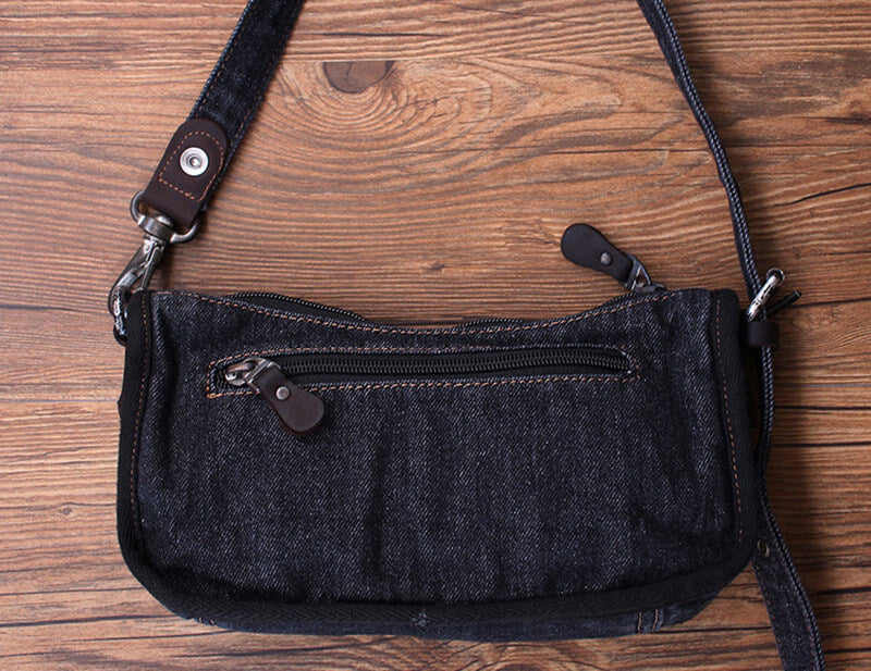 Damen Schultertasche Denim Tasche Unterarmtasche