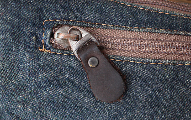 Damen Schultertasche Denim Tasche Unterarmtasche