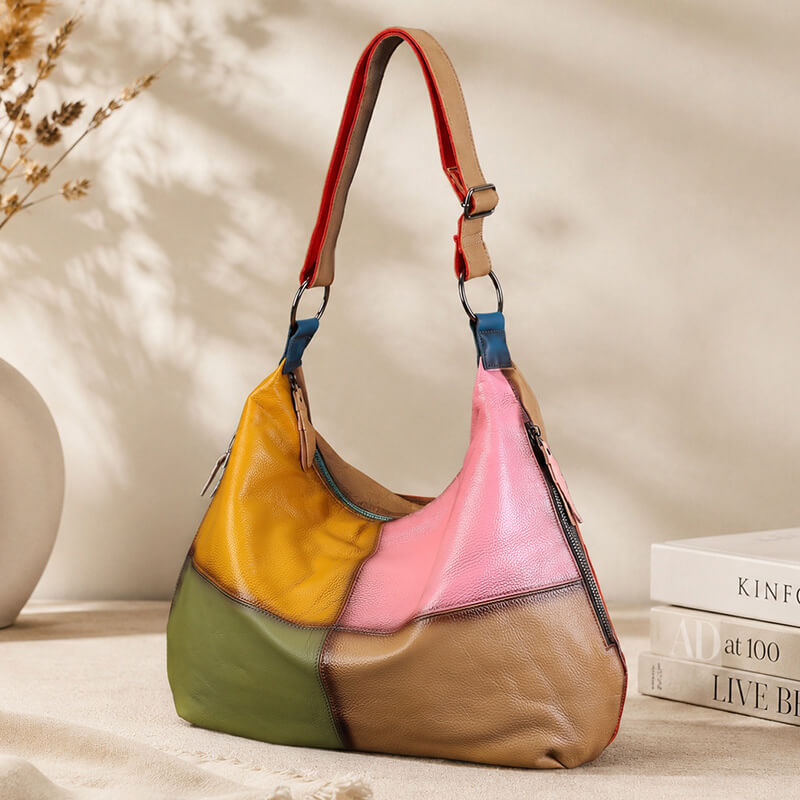 schultertasche patchwork tasche