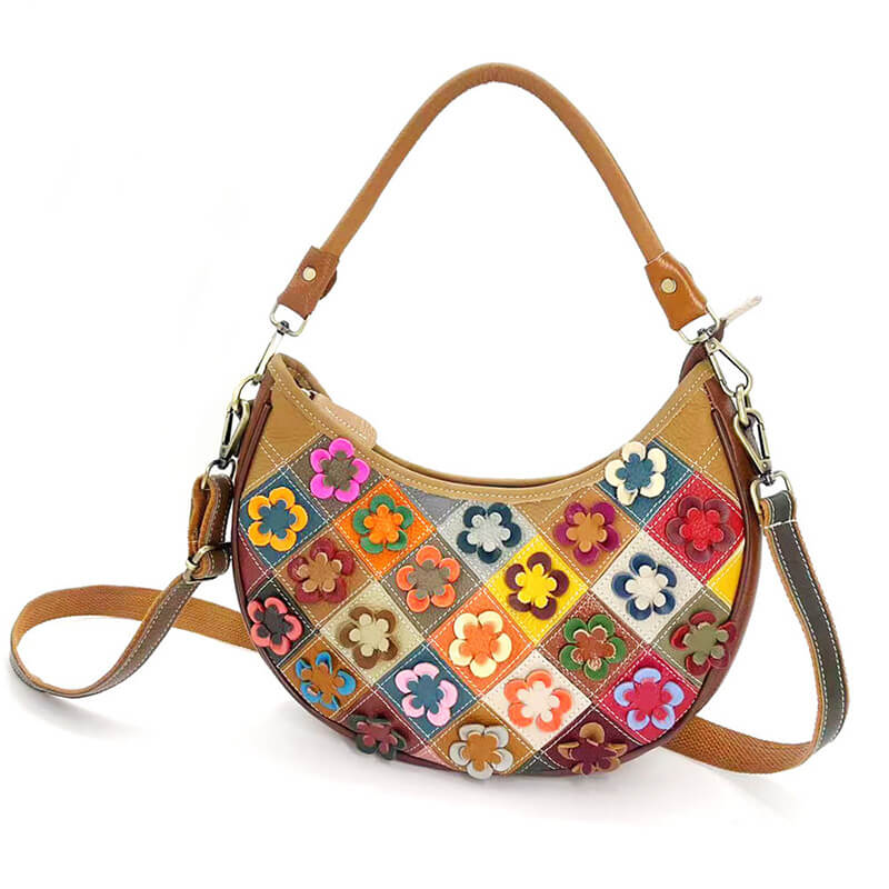 schultertasche damen leder