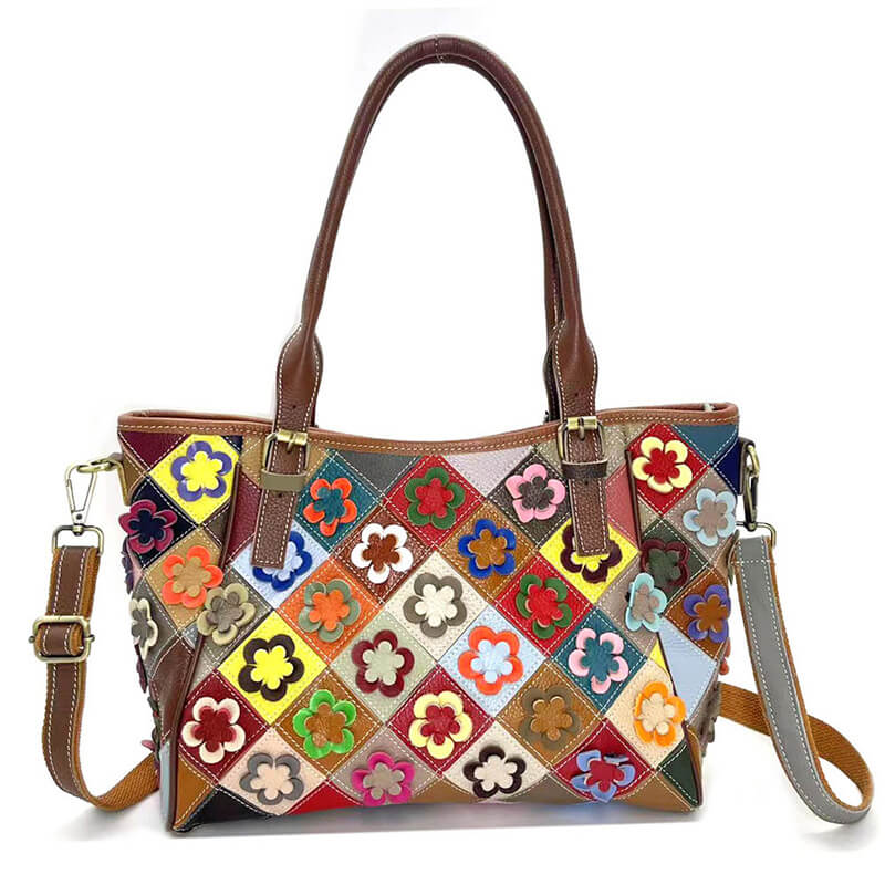 schultertasche handtasche damen bunt