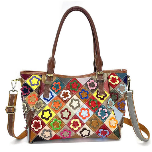 schultertasche handtasche damen bunt