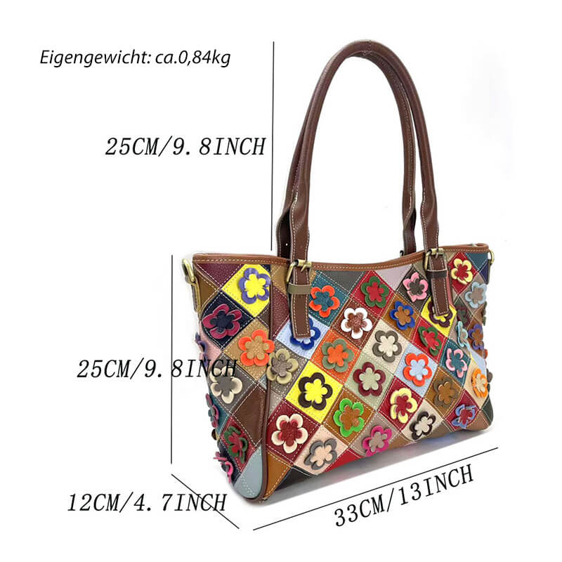 schultertasche leder damen