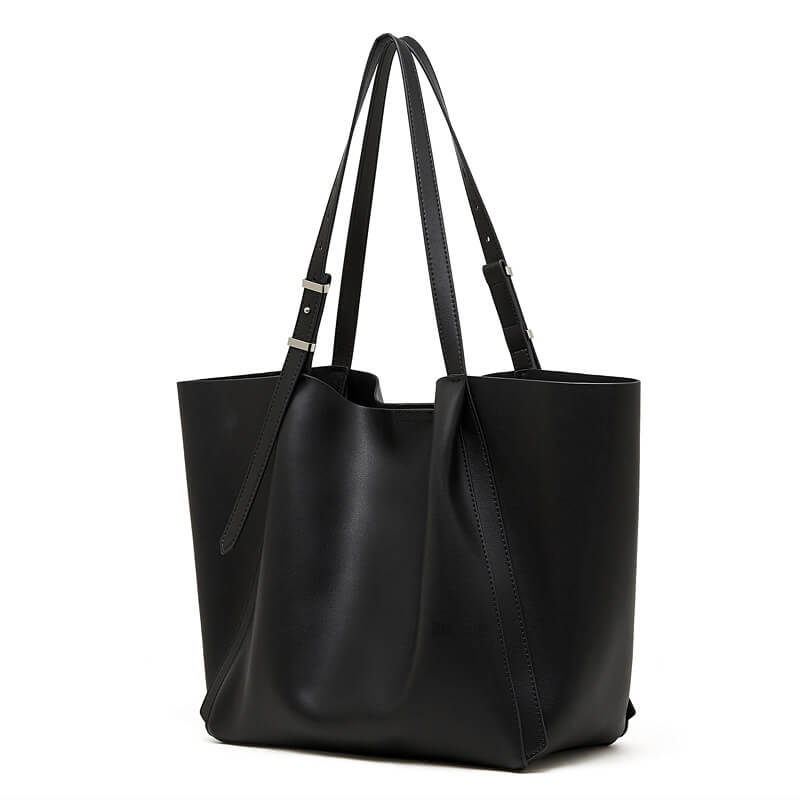 damen schultertasche leder schwarz