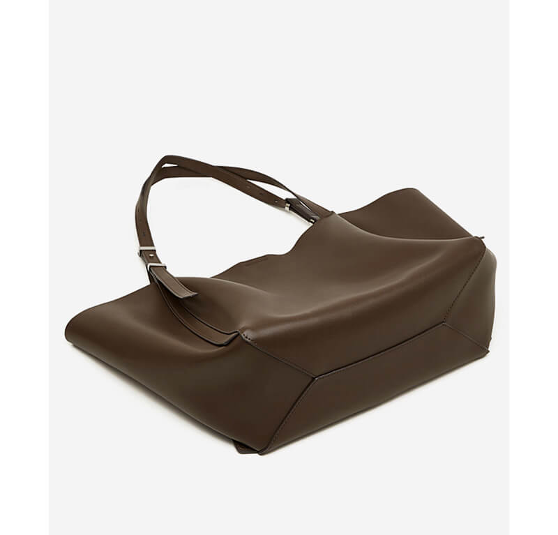Damen Schultertasche Leder groß Tote Tasche mit kleine Innentasche