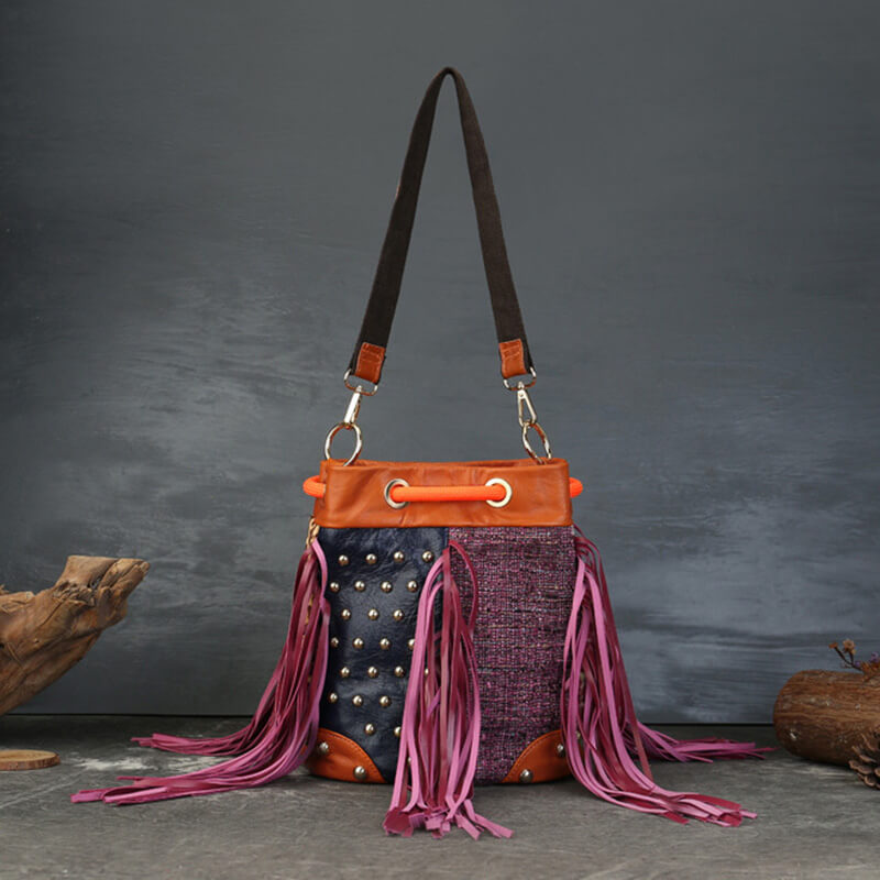 umhängetasche damen patchwork
