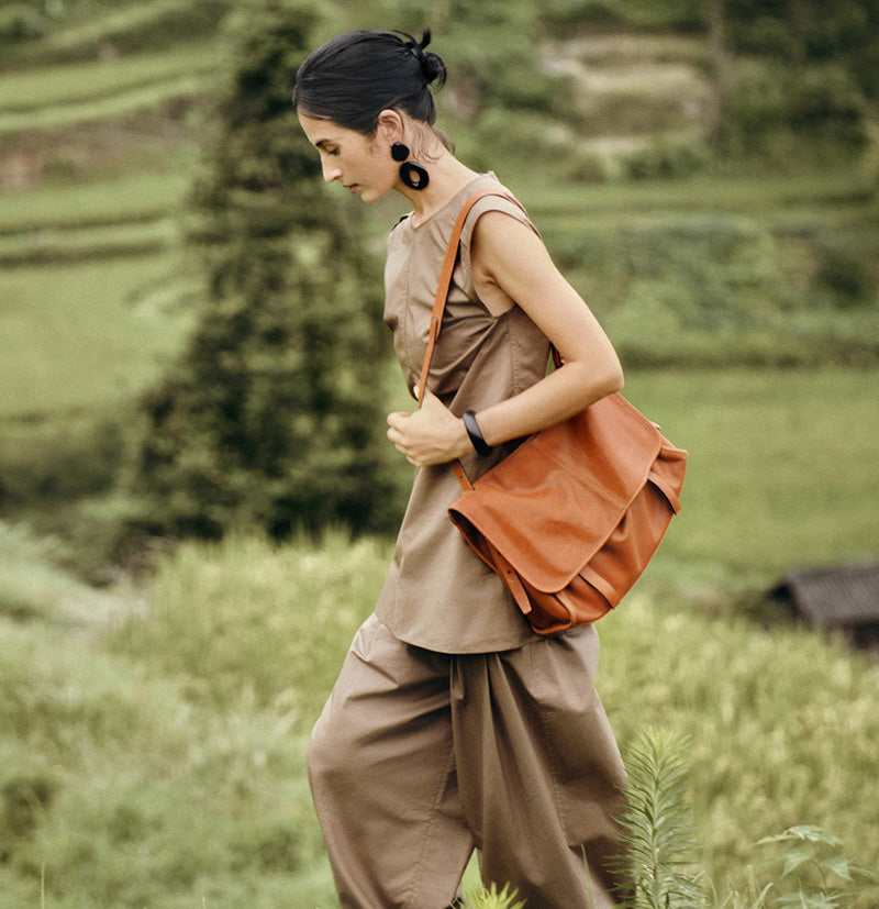 schultertasche damen leder alltag