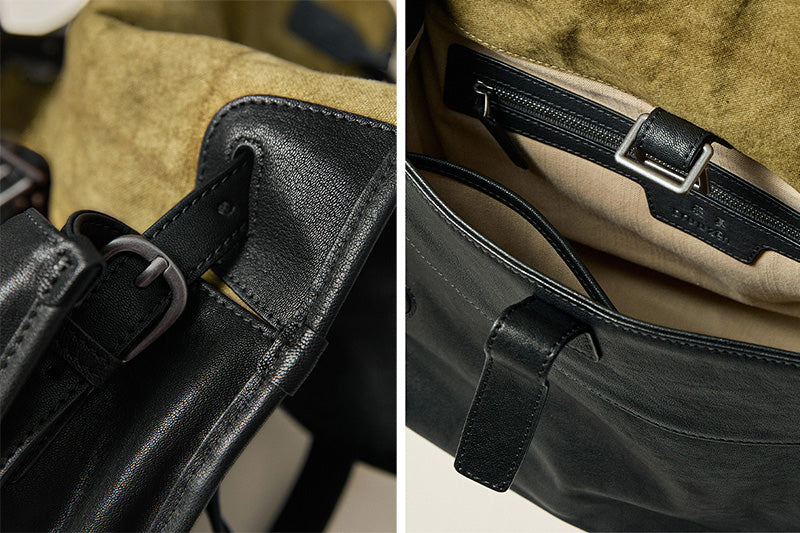 Damen Schultertasche weiches Leder für Alltag in 4 Farben schlicht