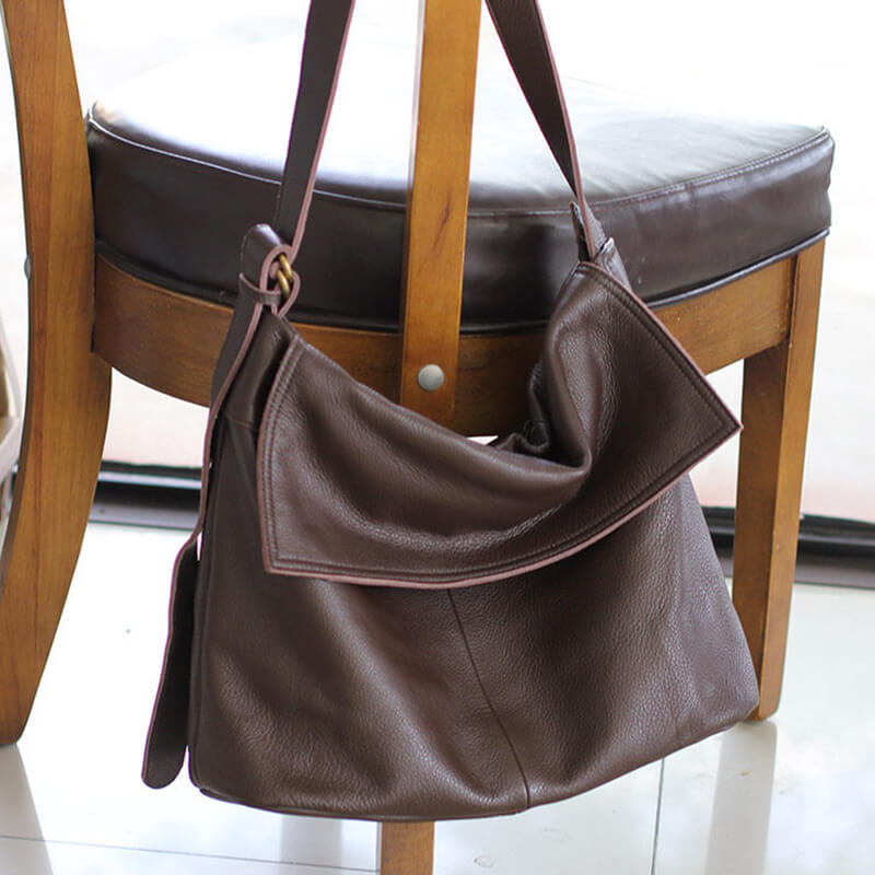 damen schultertasche braun