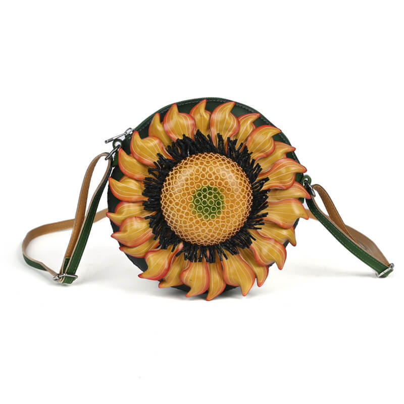 umhängetasche sonnenblume
