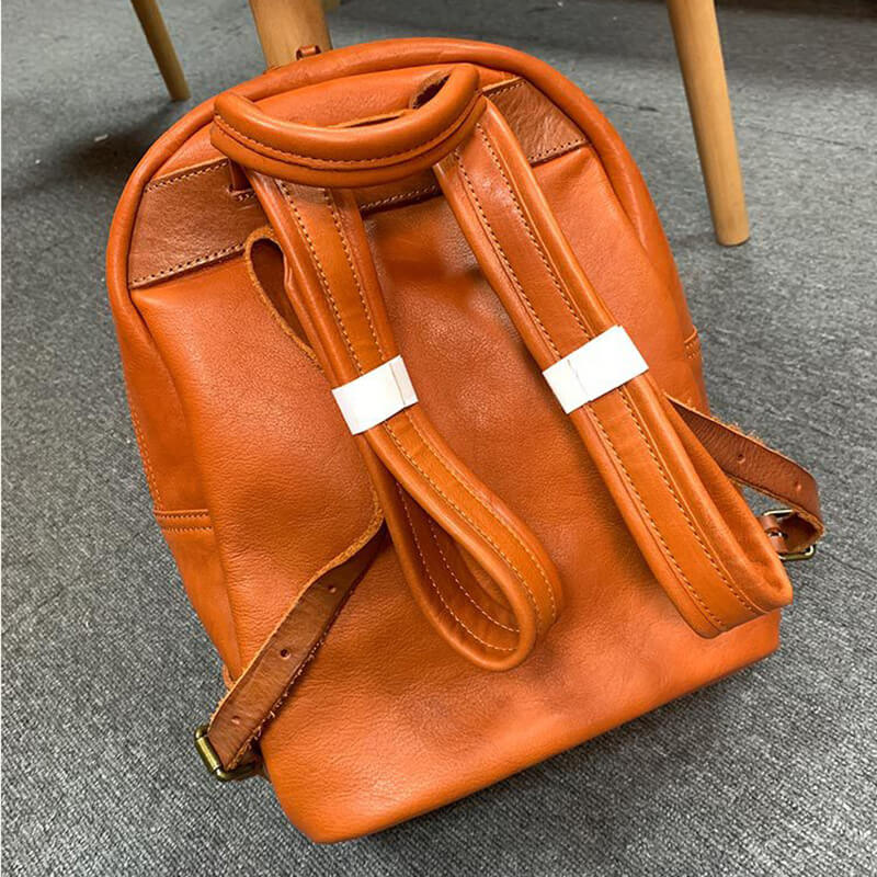 Elegant Damen Rucksack Leder Vintage für Alltag in 3 Farben