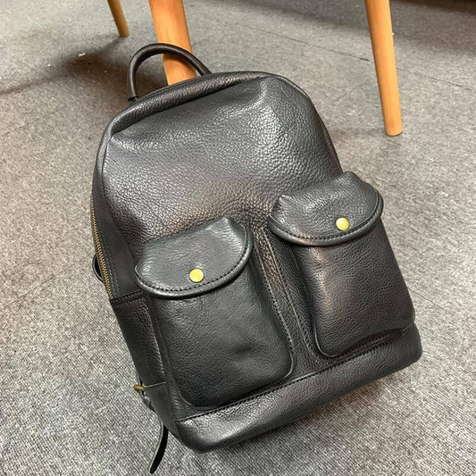 damen rucksack leder schwarz