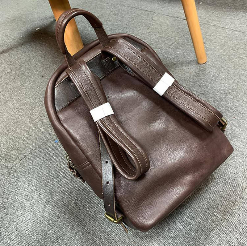 Elegant Damen Rucksack Leder Vintage für Alltag in 3 Farben