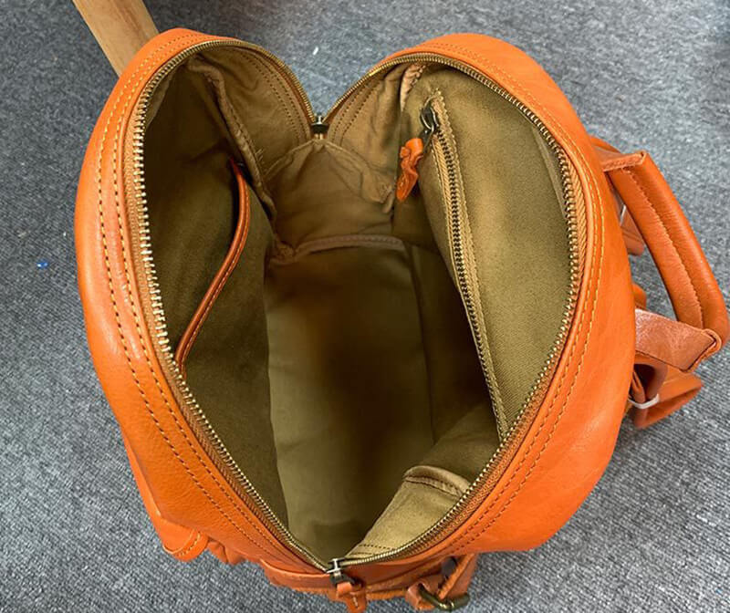 Elegant Damen Rucksack Leder Vintage für Alltag in 3 Farben