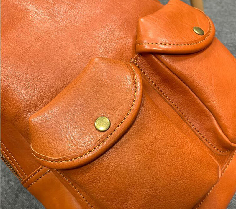 Elegant Damen Rucksack Leder Vintage für Alltag in 3 Farben