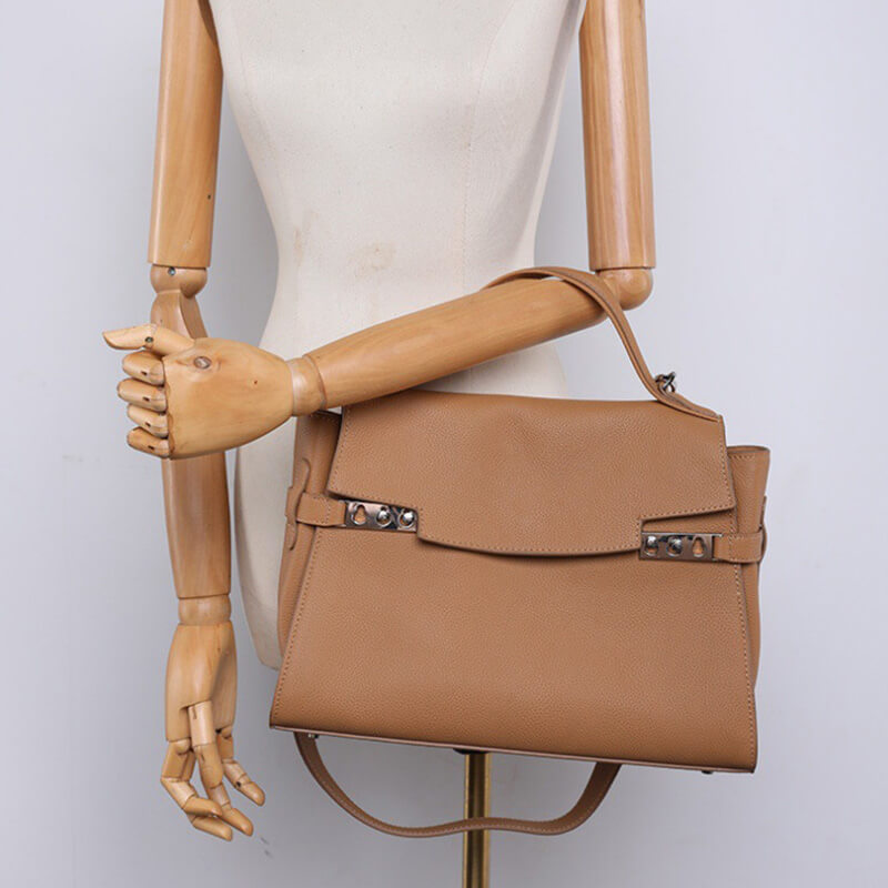 Elegante Damen Handtasche Leder Umhängetasche für Arbeit und Alltag