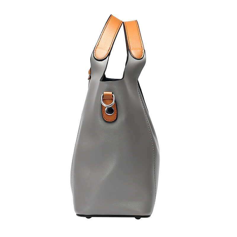 Elegante Handtasche Damen Umhängetasche weiches Leder in 5 Farben