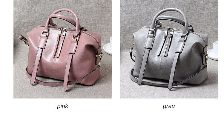 Elegante Ledertasche für Damen Schultertasche Handtasche Leder