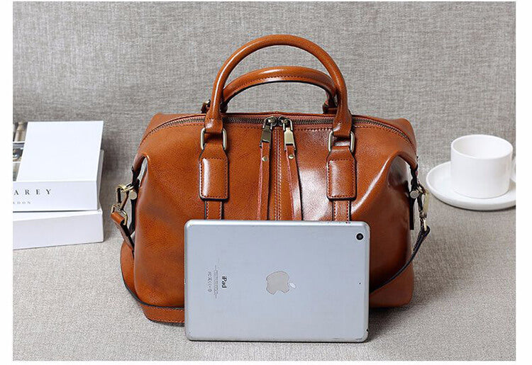 Elegante Ledertasche für Damen Schultertasche Handtasche Leder