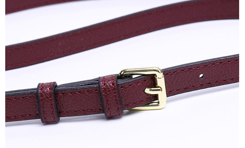 Elegante Umhängetasche für Damen mit Henkel Handtasche Leder in 6 Farben