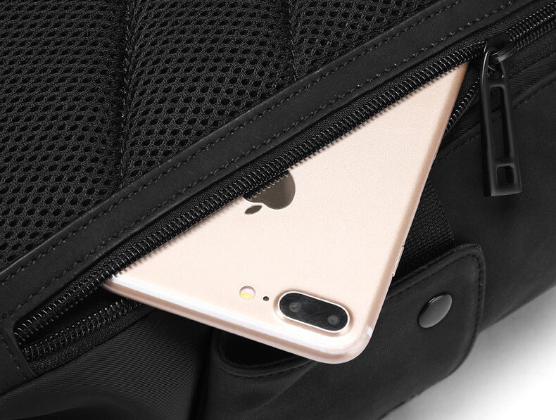 groß Rucksack Herren Oxford mit kordelzug Laptopfach für Freizeit