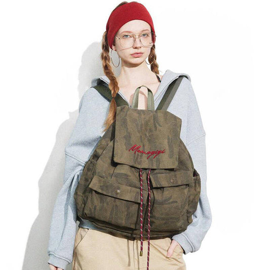 damen rucksack camouflage