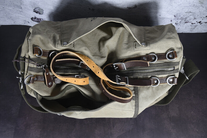 große Herren Umhängetasche Reisetasche Handgepäck Canvas