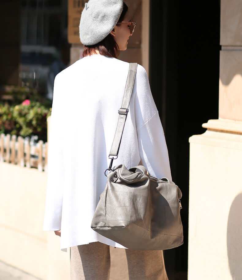 schultertasche damen leder