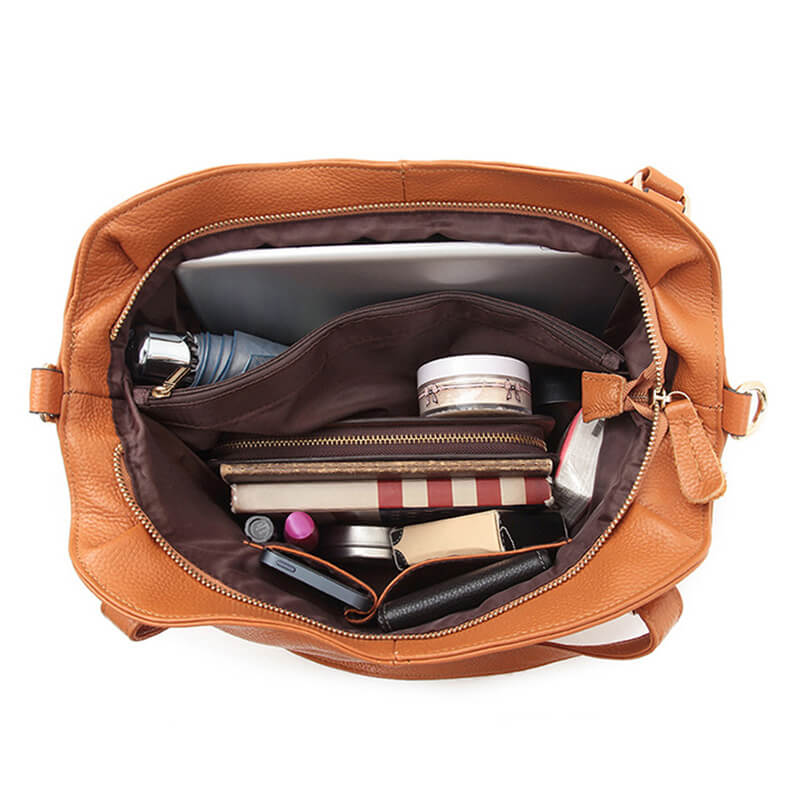 große Schultertasche Damen Umhängetasche in 3 Farben für Alltag