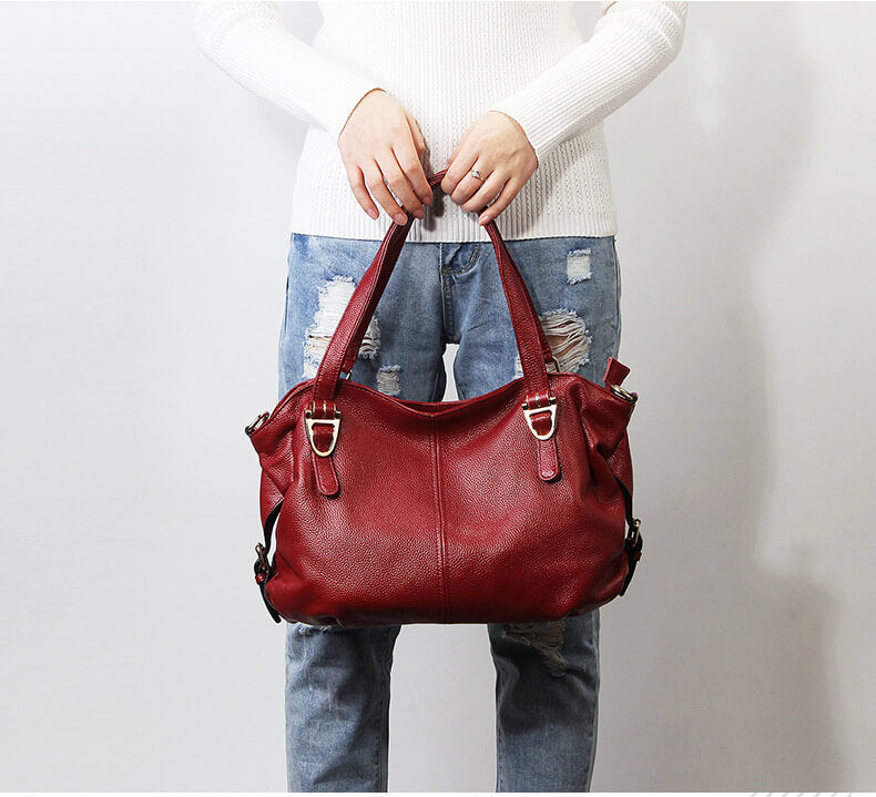 große Schultertasche Damen Umhängetasche in 3 Farben für Alltag