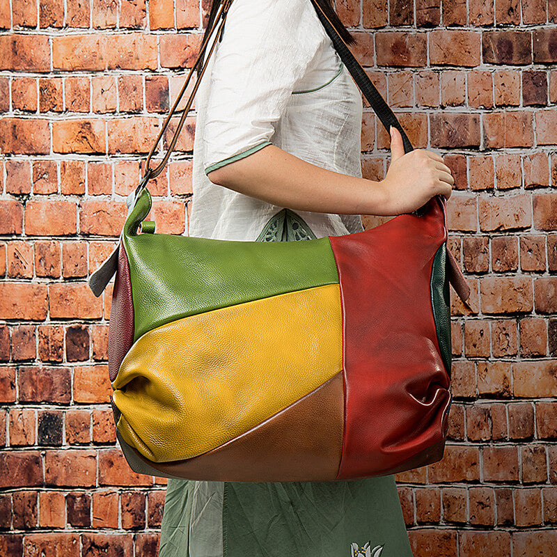 schultertasche damen groß leder