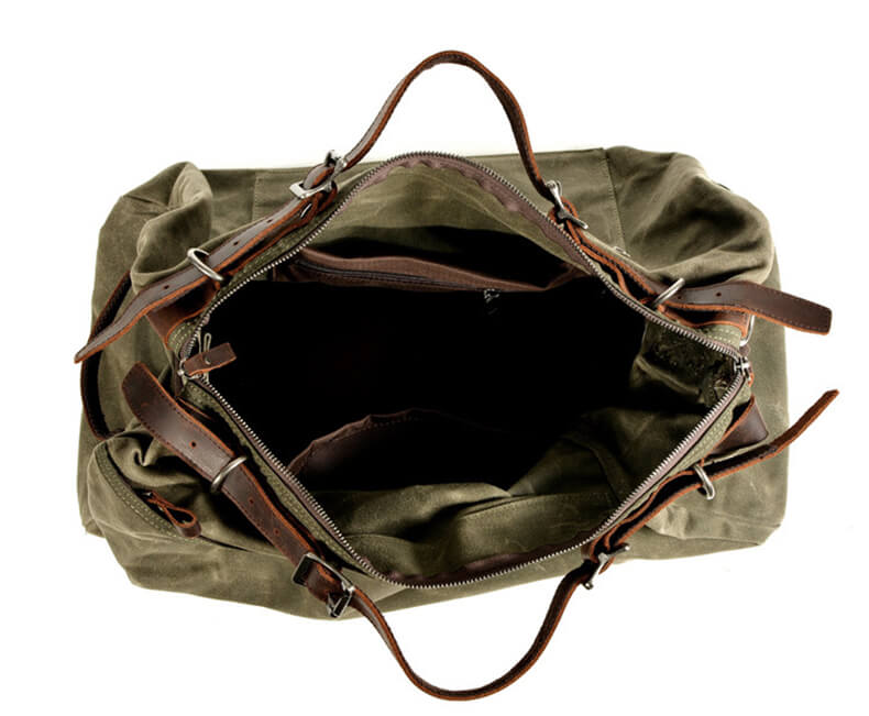 große Vintage Reisetasche Herren aus Canvas Umhängetasche Handtasche