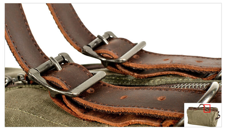 große Vintage Reisetasche Herren aus Canvas Umhängetasche Handtasche