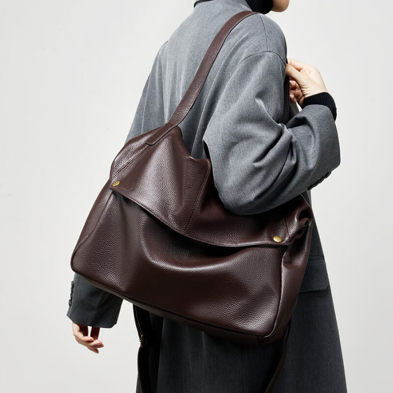 schultertasche damen leder groß