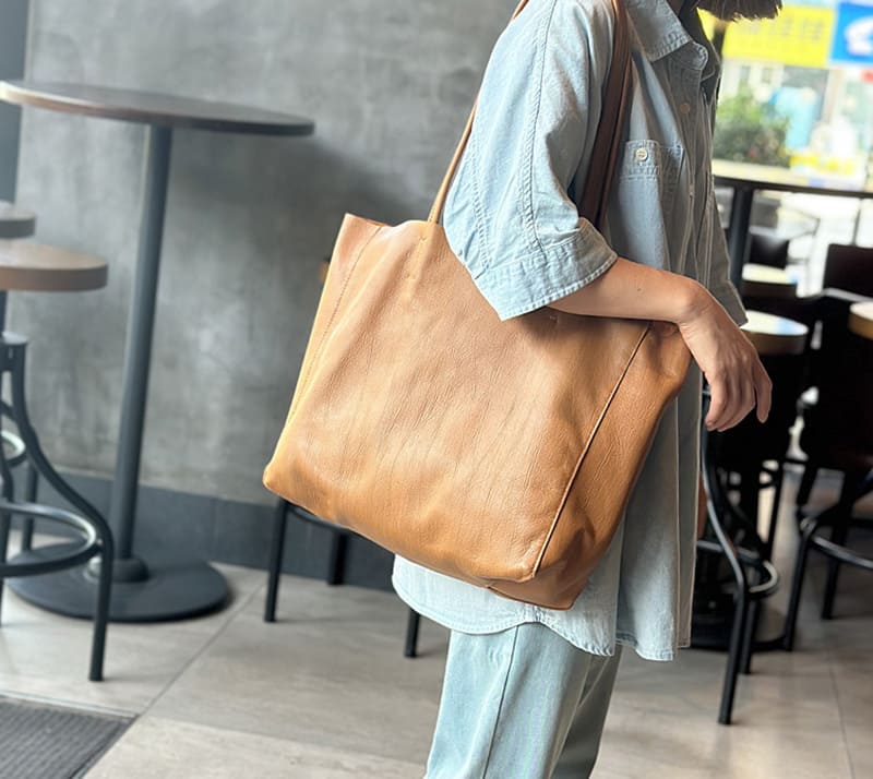 schultertasche damen groß leder