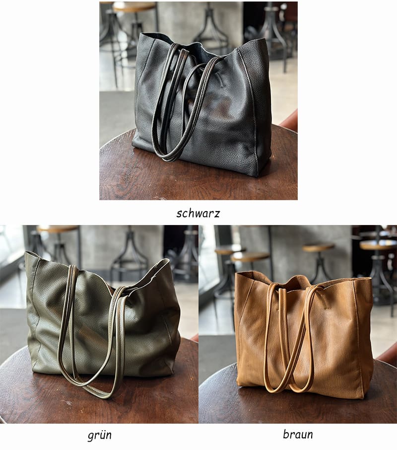 schultertasche weiches leder